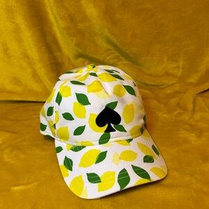 Kate Spade Lemon Toss Baseball Hat
